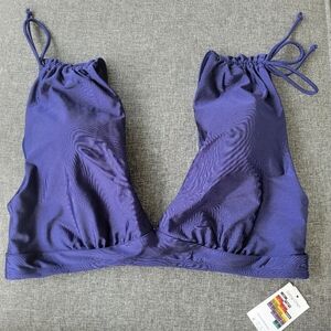 NWT Navy Bikini Top Size: XL